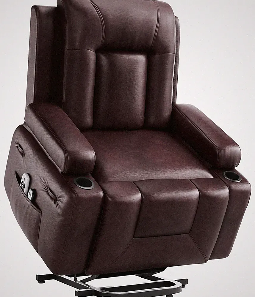 GARVEE Electric Recliner Chair with 8 Massage Points and Waist Heating Function